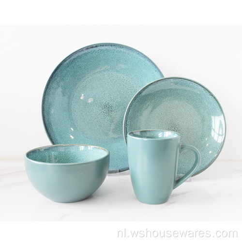 Reactive Glaze Diner Sets Stoneware Color Glaze Servies